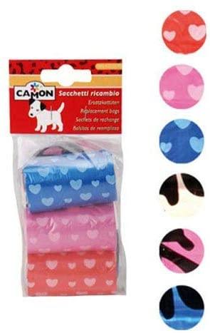 Camon Sacchetti Igienici Colorati - 120 sacchetti - cm.14x21x29 Camon Sacchetti Igienici Colorati - 120 sacchetti - cm.14x21x29